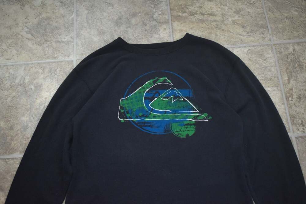 Quiksilver Big Wave Surf Line Art Men's Size XL